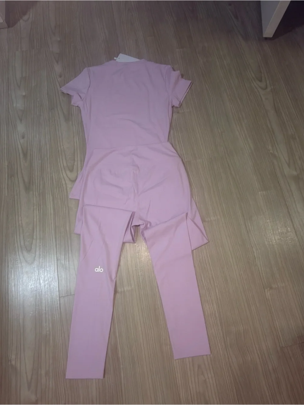 Bubblegum Pink Short Sleeve Crop Tee
